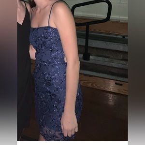 Lucy in the Sky Navy Blue Mini Dress